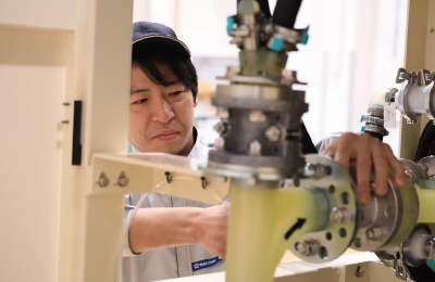 工場での作業